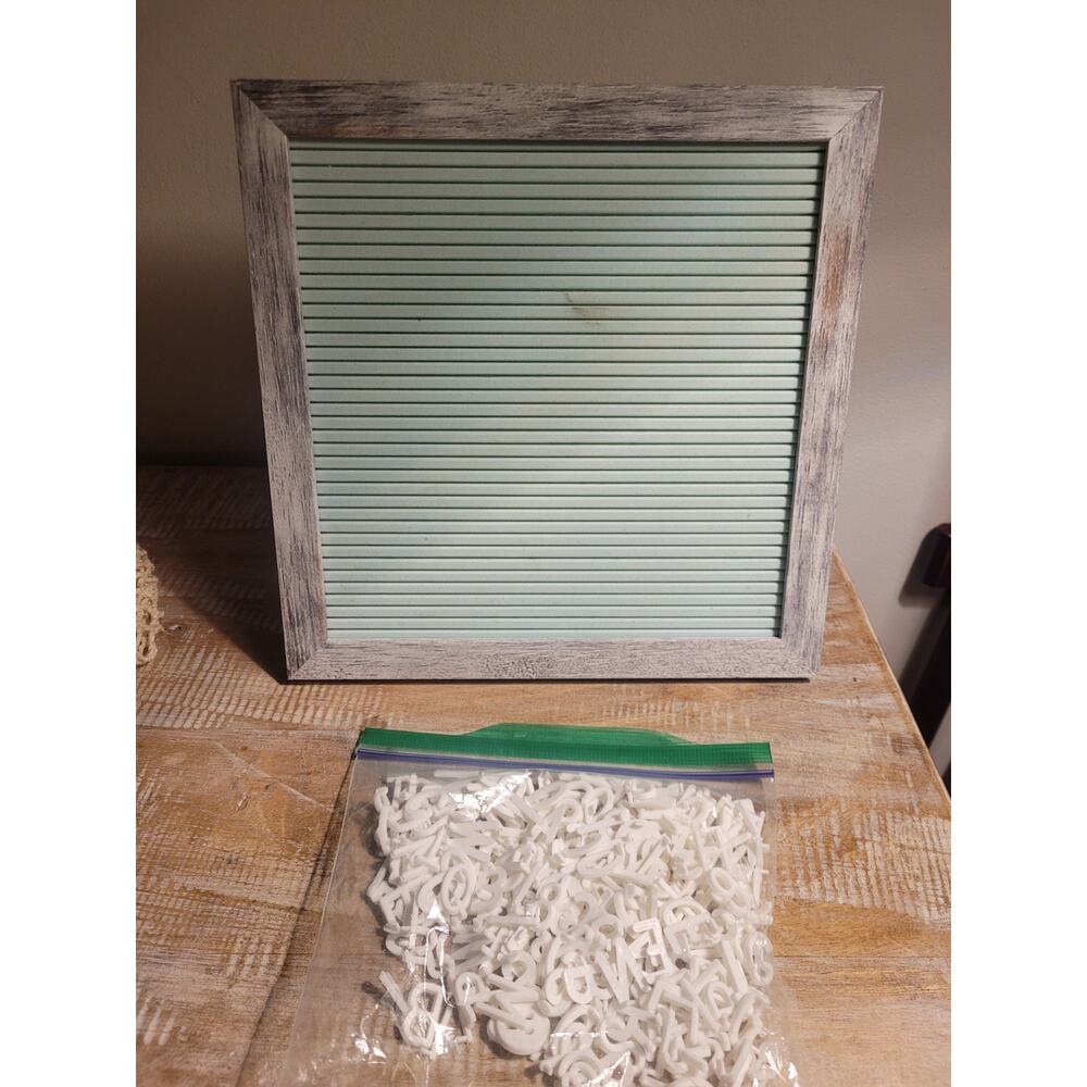 Light Blue Felt Letterboard